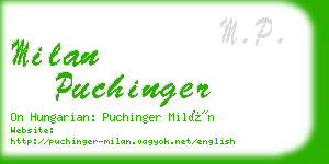milan puchinger business card